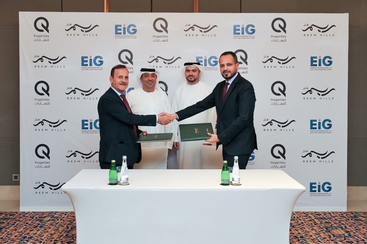 Emirates International Gas and Q Properties sign Memorandum of Understanding for gas supply to Reem Hills
