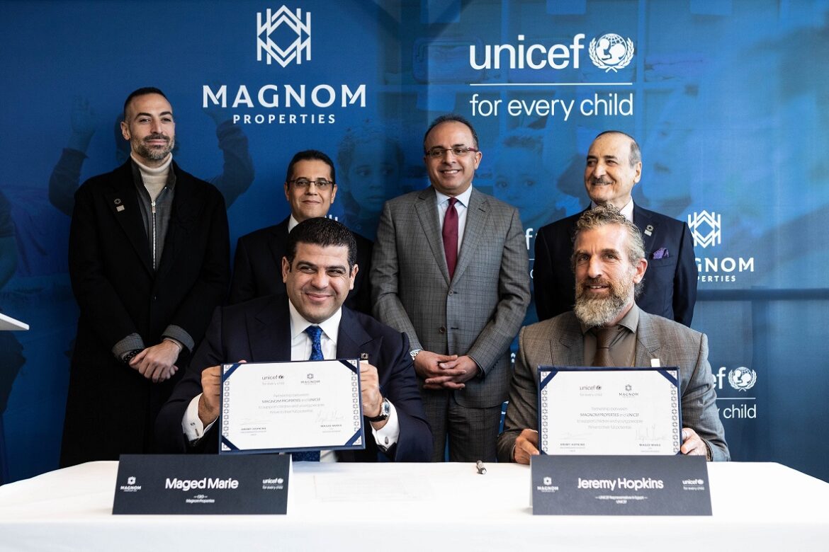 Magnom Properties partners with UNICEF to digitally empower Egypt’s young people