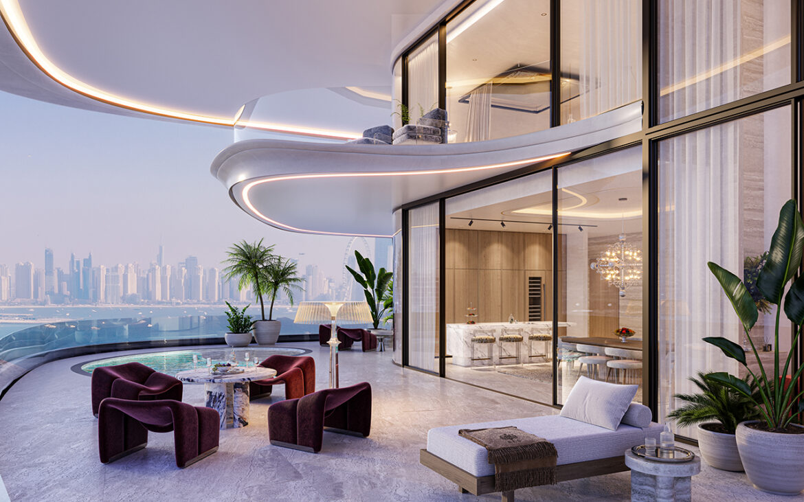 First look at the Interior and Exterior Design of SLS Residences at Palm Jumeirah 