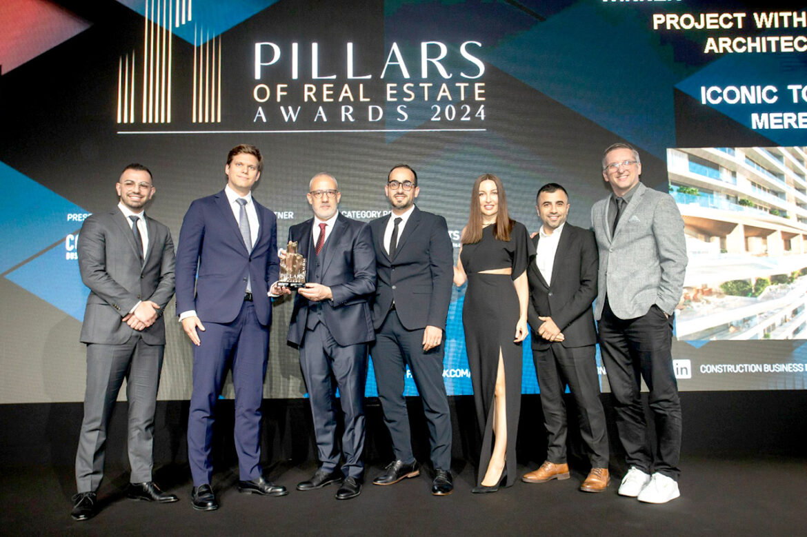 MERED wins ‘Project of the Year with Best Architecture’ at the Pillars of Real Estate Awards 2024