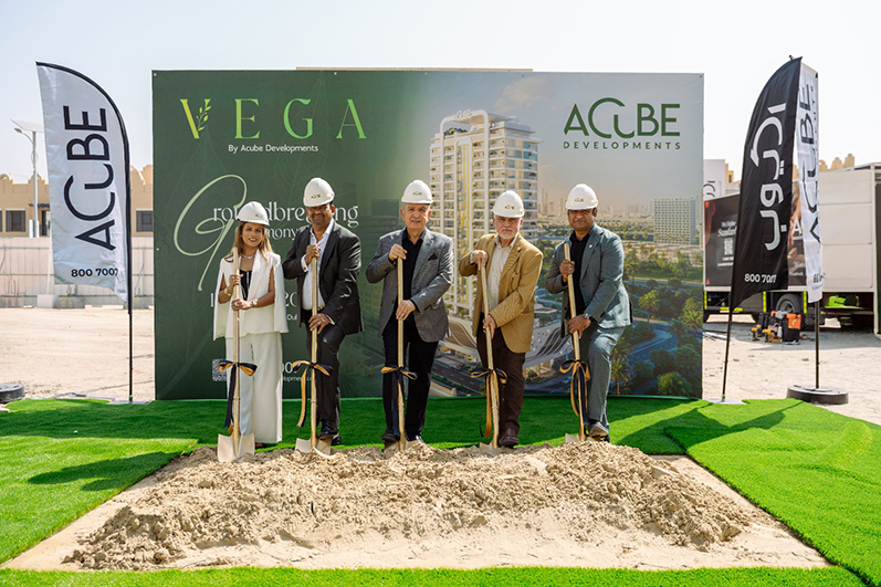 Acube Developments breaks ground on Vega in Dubai Sports City, 