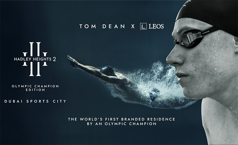 Dubai Welcomes the World’s First Olympic Champion-Branded Residence by LEOS Developments in Partnership with Tom Dean