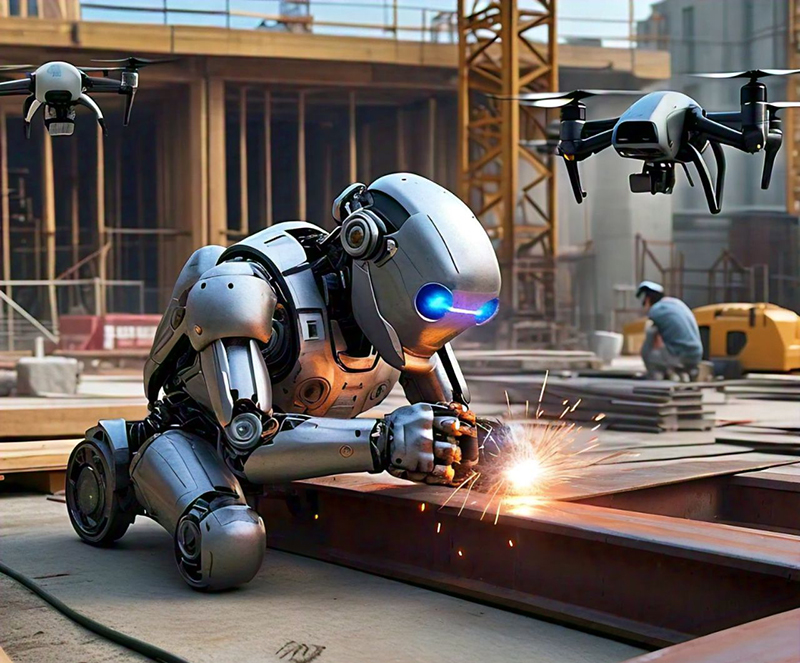 Robots on Construction Sites: Human Partner or Competitor?