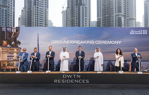 Deyaar breaks ground on DWTN Residences A New Residential Landmark in Dubai