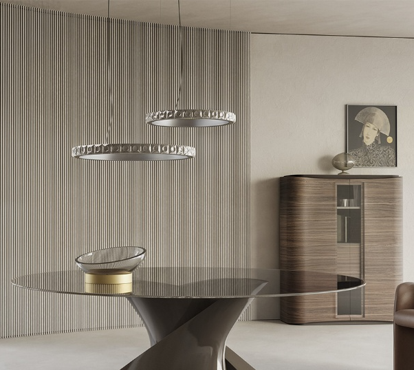 Natuzzi editorial - AURA suspension lamp Natuzzi editorial - AURA suspension lamp